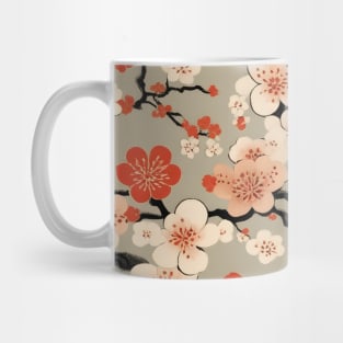 Kimono Pattern Early Spring, Plum Blossom Mug